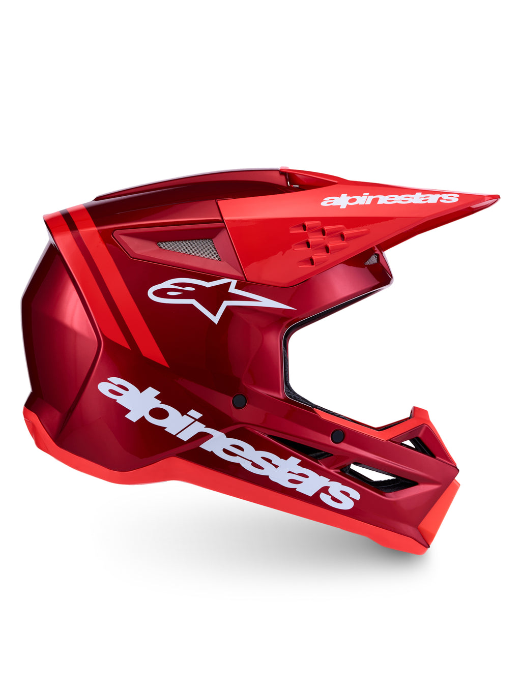 S M3 Radium Helmet Ece06/Dot Red Mot/Red Fl/Wht Gl Xl