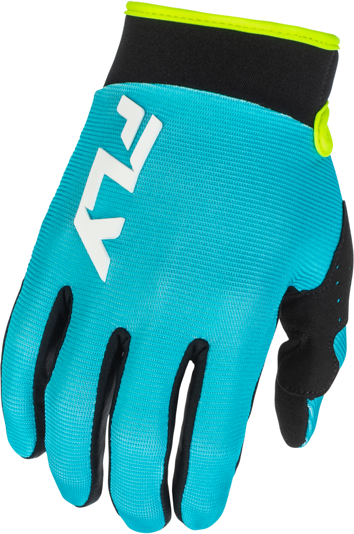 F 16 Gloves Aqua/Black/White Md