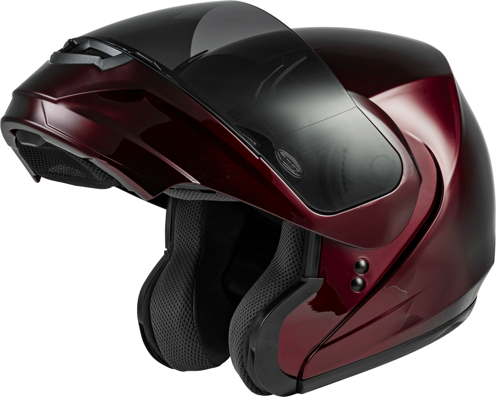Md 04 Modular Helmet Wine Red 2x