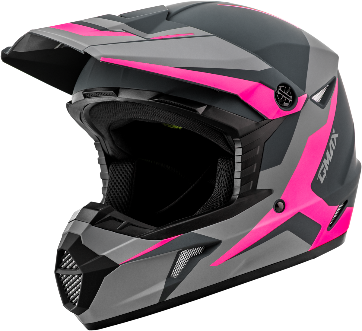 Mx 46 Cyclus Hemet Matte Grey/Pink Md