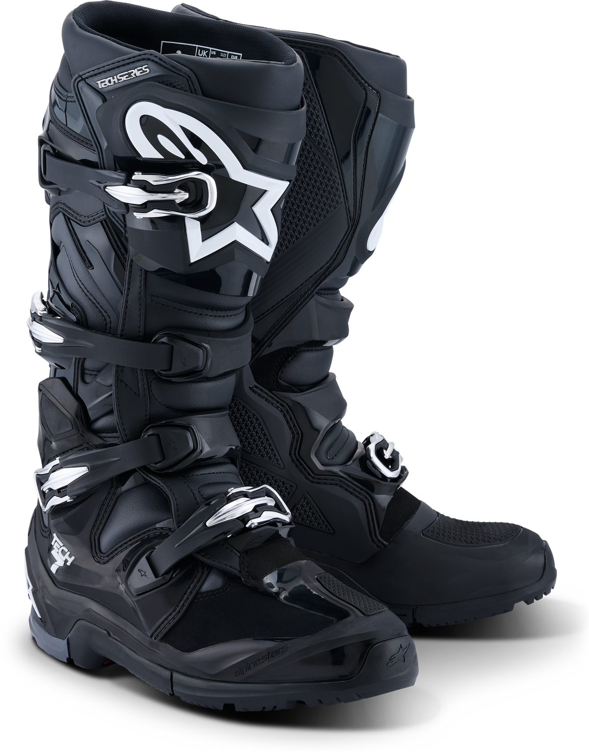 Tech 7 Enduro Black/Anthracite/White 7
