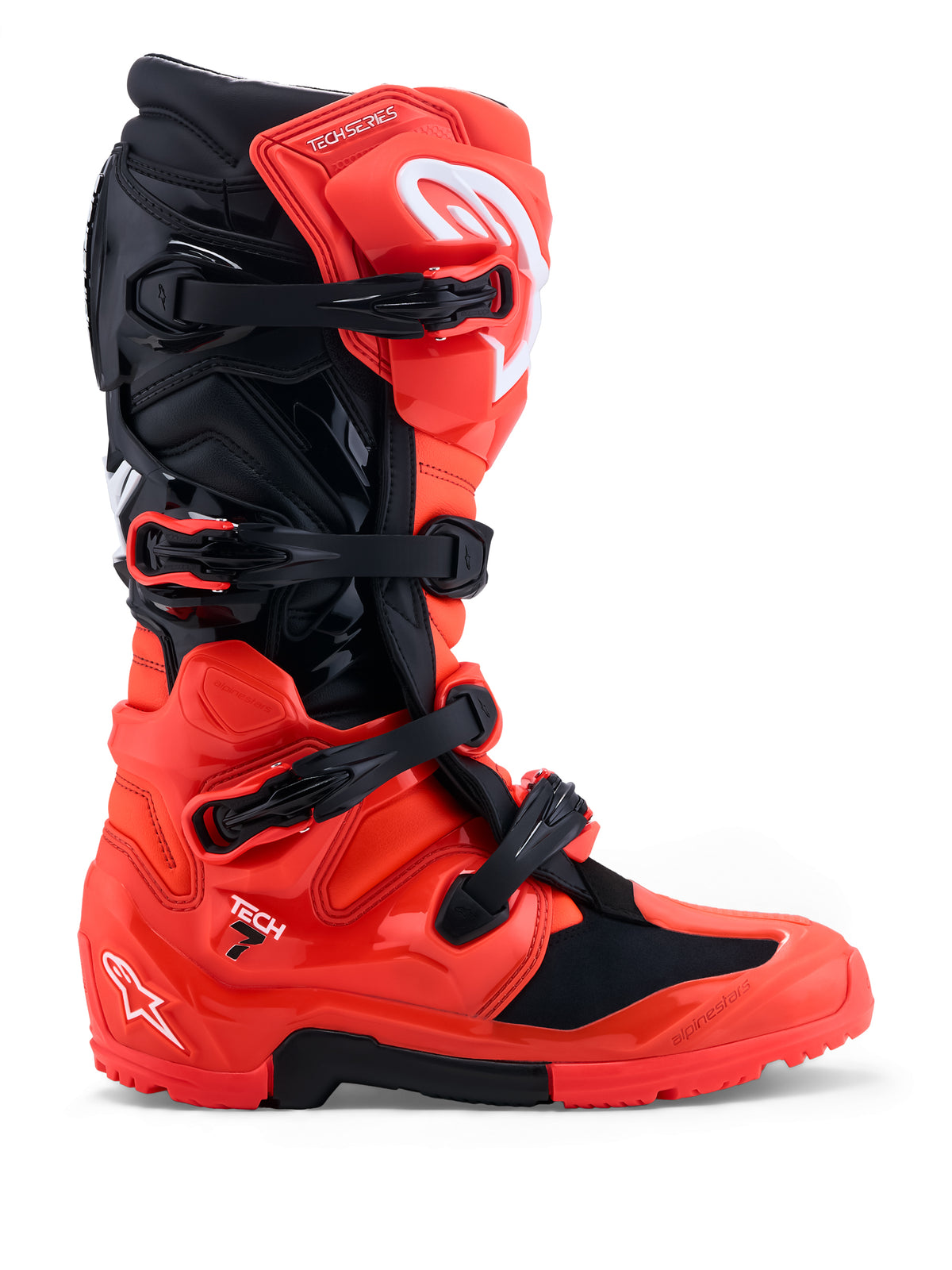 Tech 7 Enduro Boots Red Fluo/Blk 10
