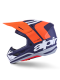 Sm7 Core Helmet Orng/Blue Matt Xl