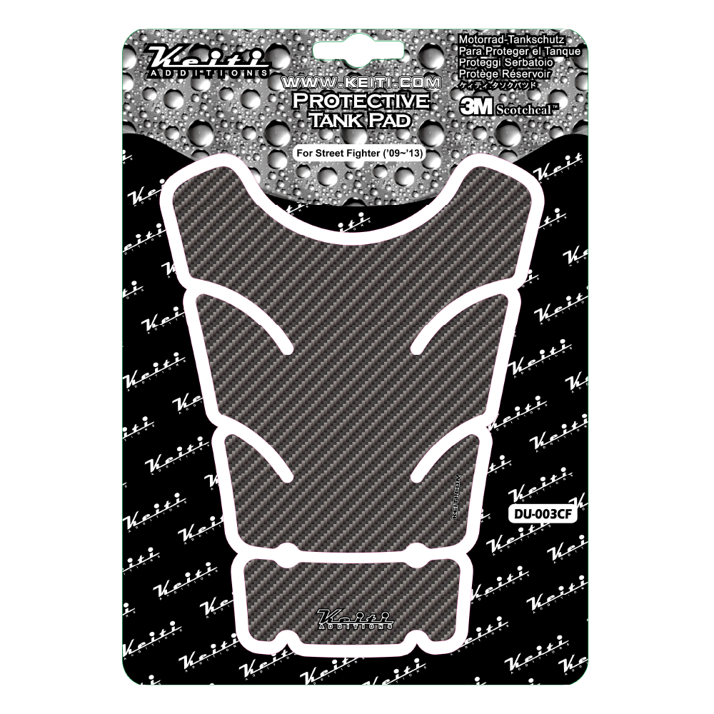 Keiti Additions DU-003CF Carbon-look Tank Pad