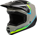 Kinetic Vision Helmet Grey/Black Lg