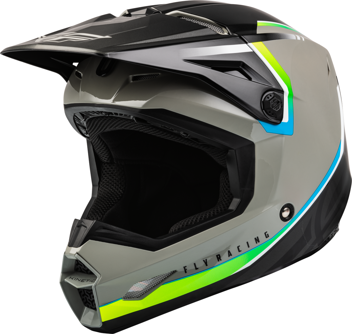 Kinetic Vision Helmet Grey/Black Lg