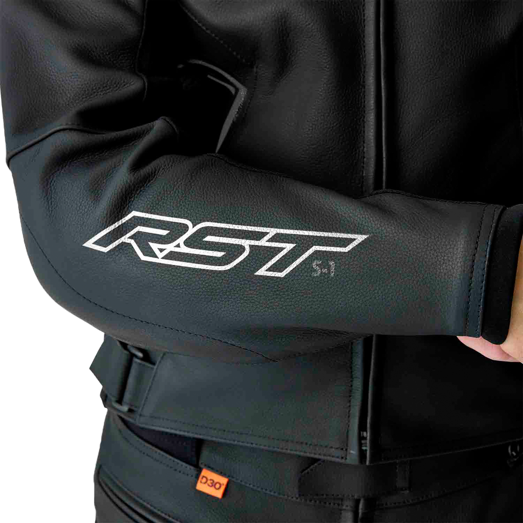 S1 D3o Leather Jacket Blk/Whi Xl