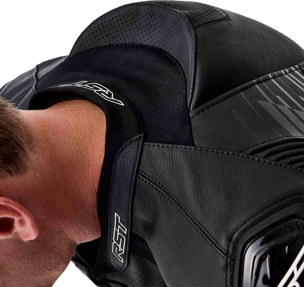 Tractech Evo D3o Jacket Blk/Whi Leather Md