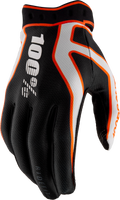 Ridefit Gloves White/Red/Black Xl