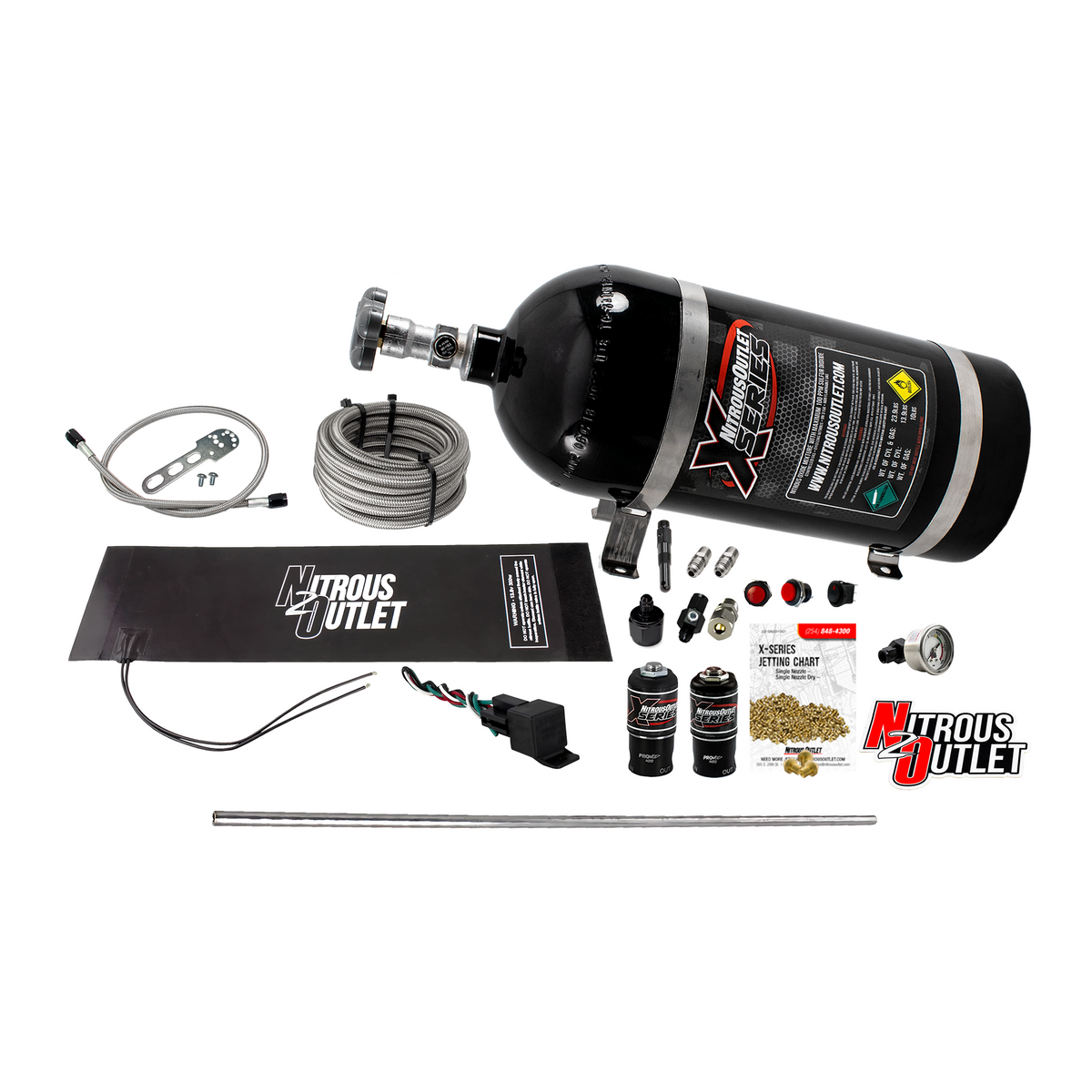 X-Series “Core+2” Dry Single Nozzle EFI System Package  - 10lb Bottle