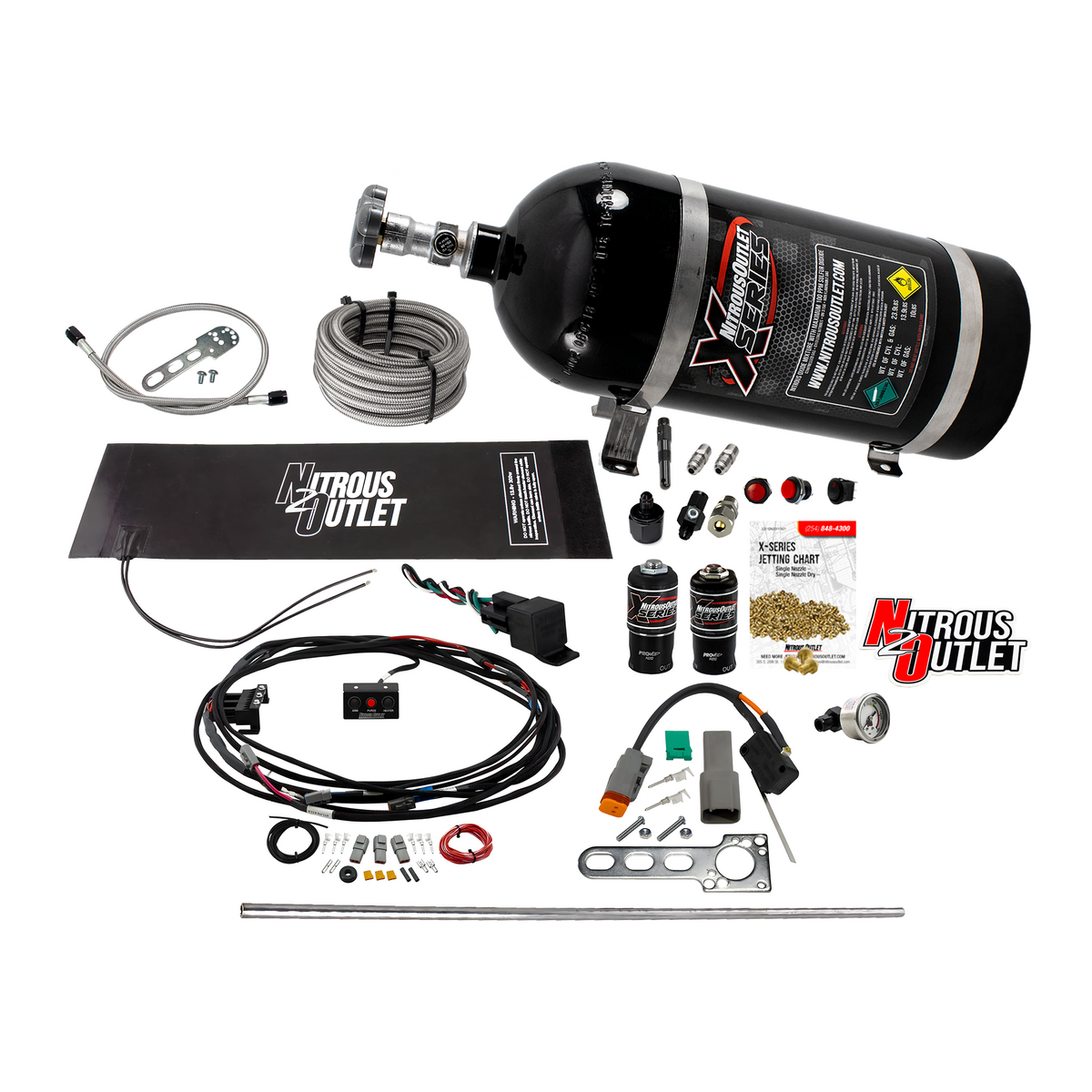 X-Series “Core+3” Plug-N-Play Dry Single Nozzle EFI System Package  - 10lb Bottle