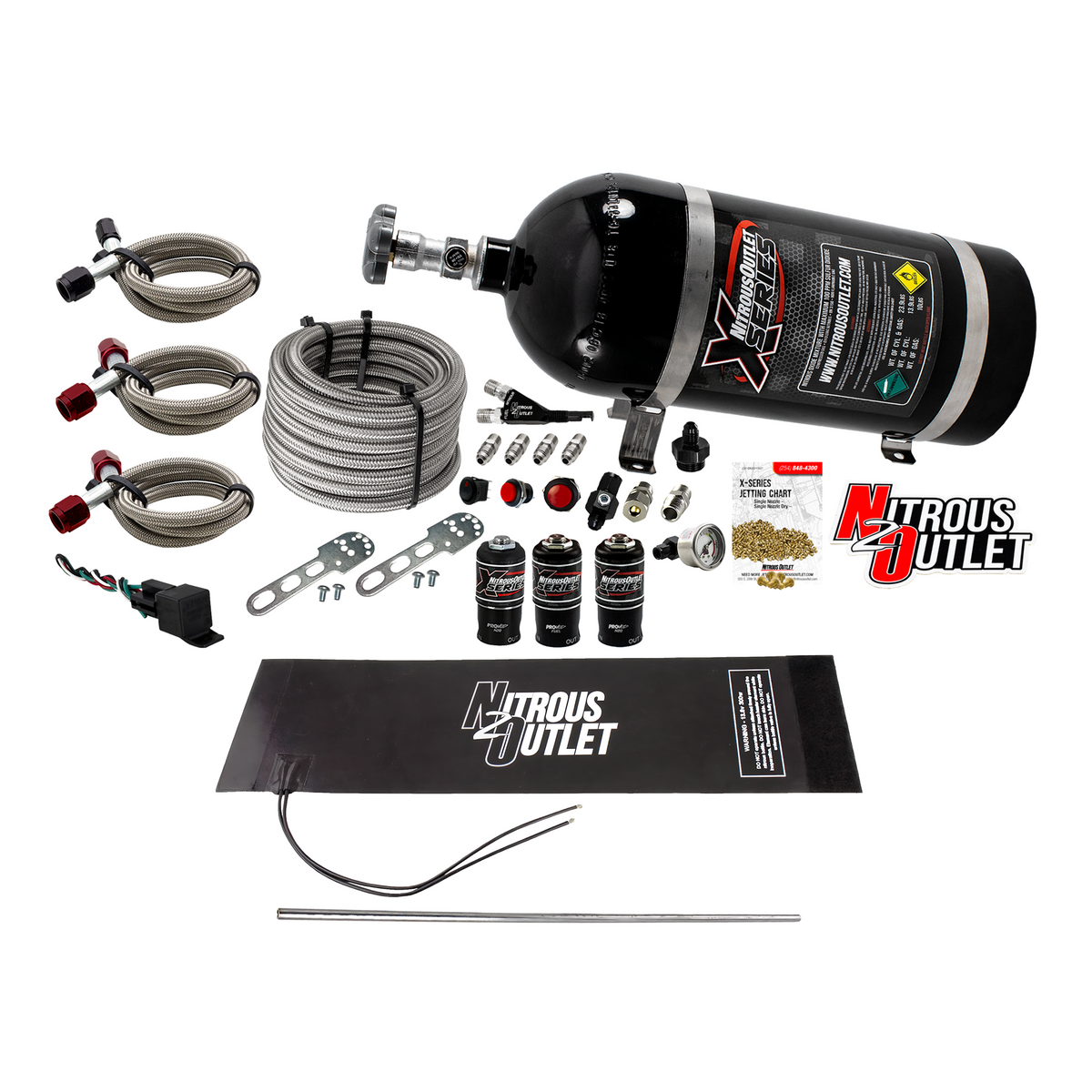 X-Series “Core+2” WET Single Nozzle EFI System Package - 10lb Bottle