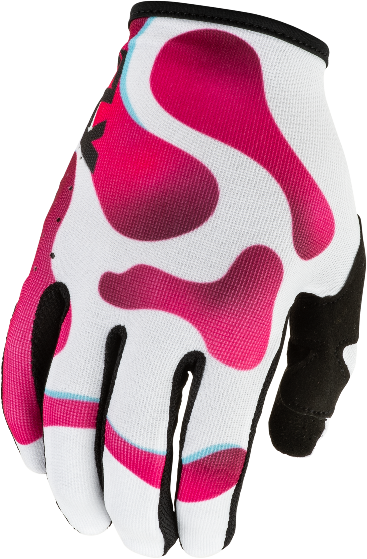 Youth Lite  Vibe Gloves White/Pink/Blue Ys