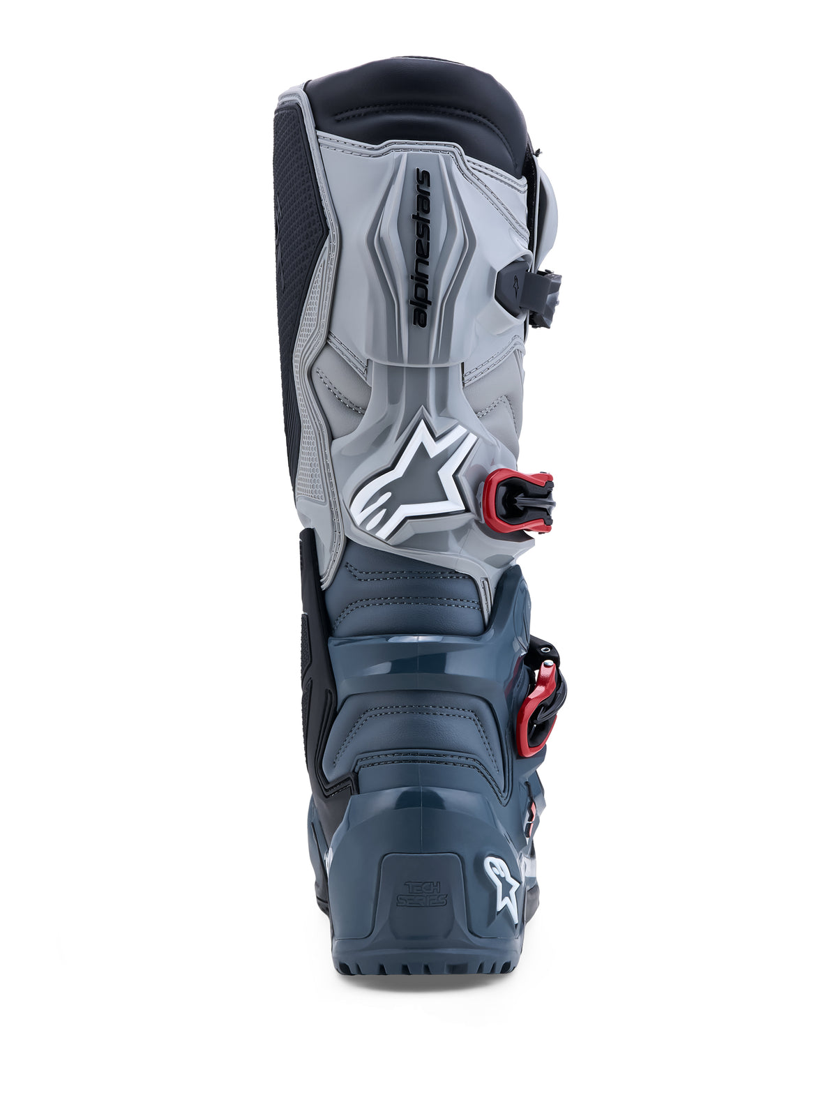 Tech 7 Enduro Drystar Boots Drk Gry/Mid Gry/Br Red 8