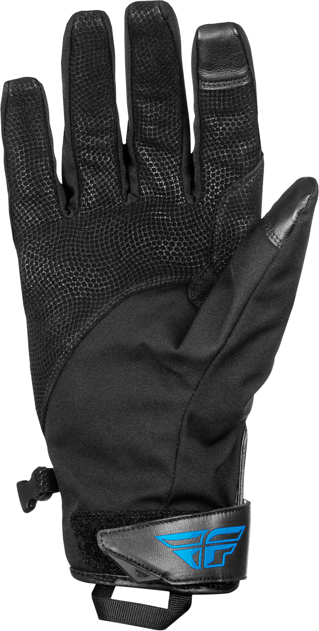 Title Long Gloves Blue/Black/Light Blue Xs