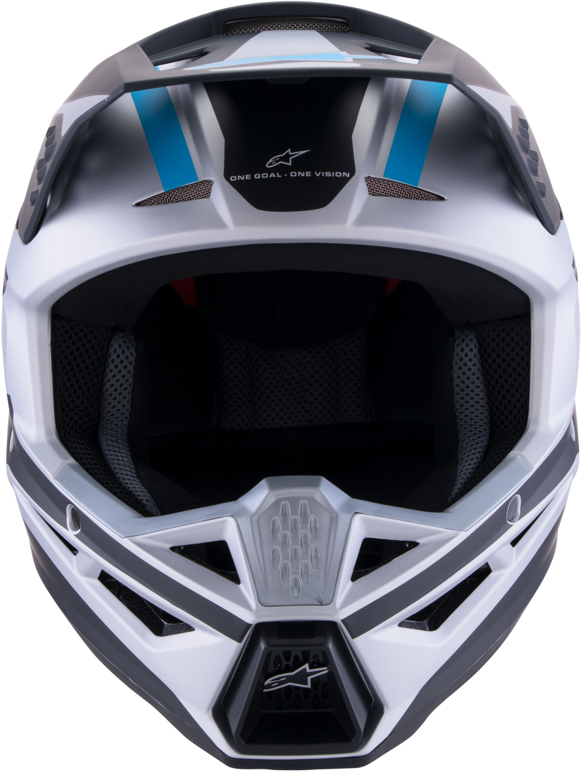 Sm3 Heat Helmet Silver/Blue/Black Matt Xl