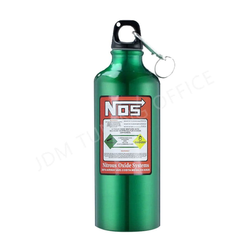 Single Lay Aluminum 500Ml NOS Bottle Styling Car Insulation Cup Kettle Travel Sports Style Bottle Water Cup