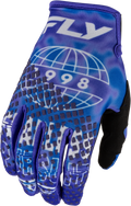 Youth Kinetic Blur Gloves Blue/Navy Ys