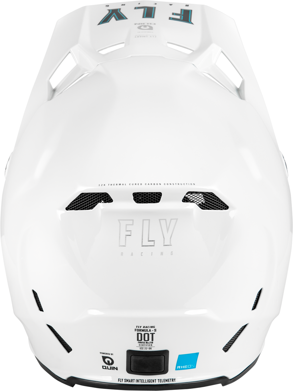Formula S Carbon Solid Helmet White 2x