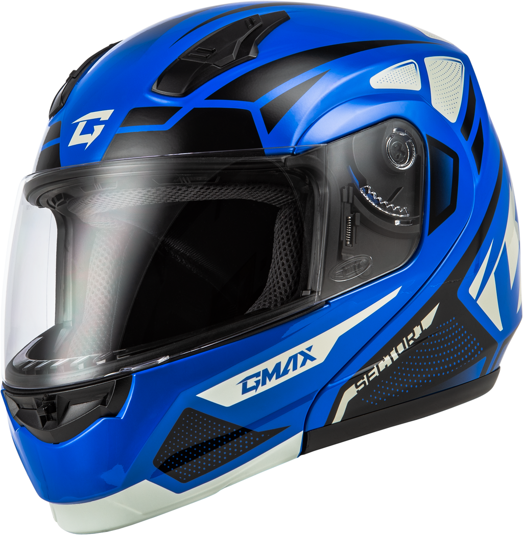 Md 04 Sector Helmet Blue/Black Xl