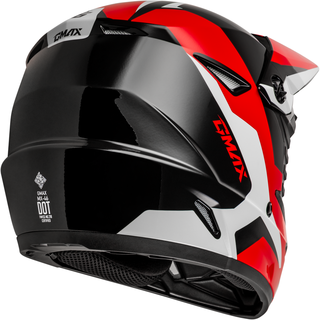 Youth Mx 46y Cyclus Helmet Black/Red Ys