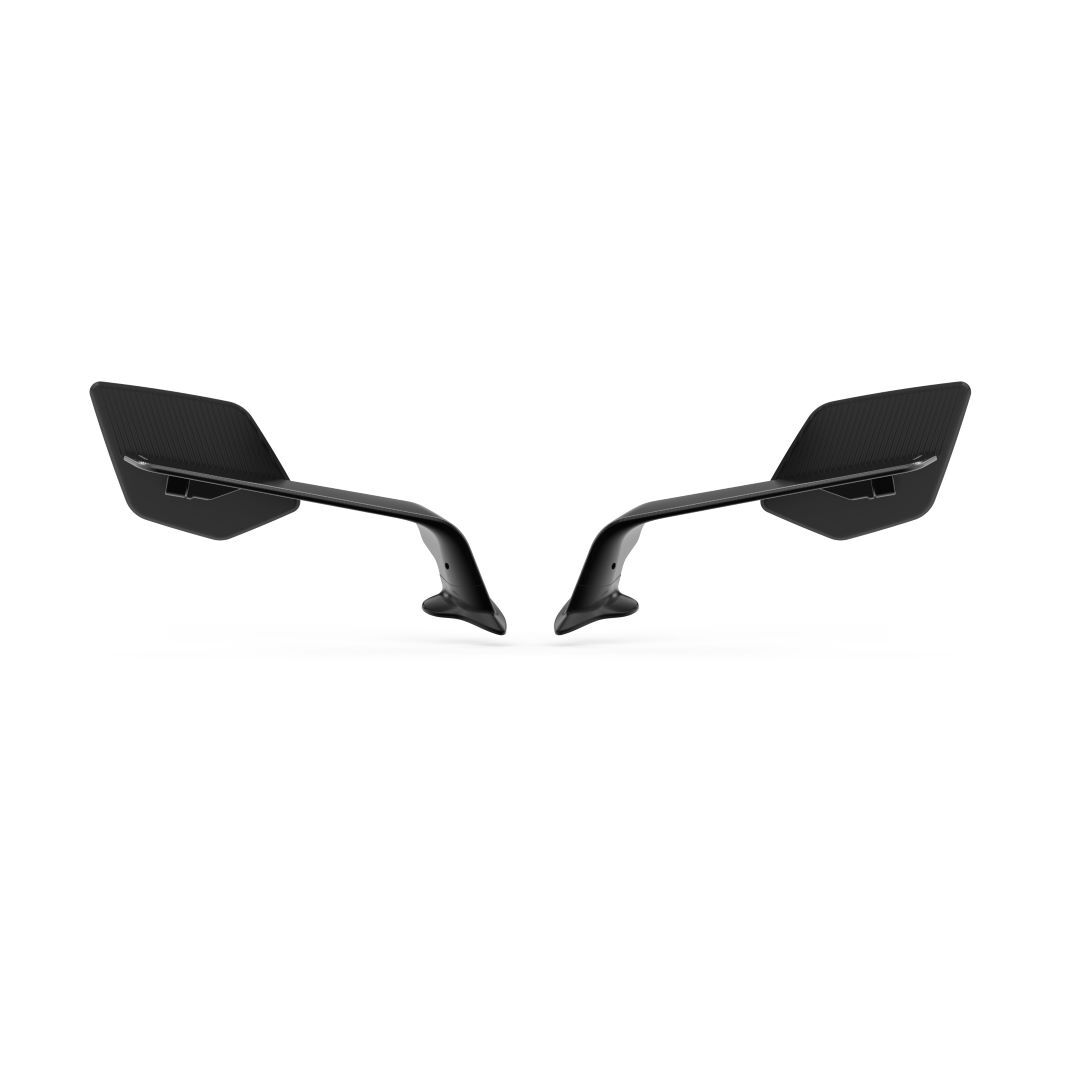 Stealth Max Supersport Mirrors Pair Black Yam