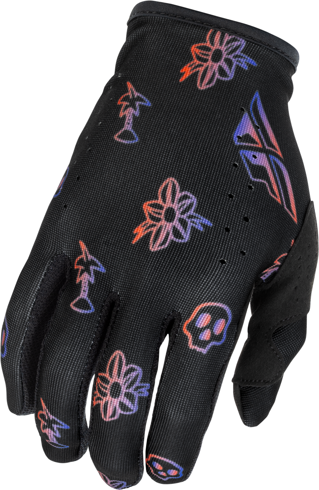 Lite Outline Gloves Black/Red/Purple 3x