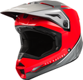 Youth Kinetic Vision Helmet Red/Grey Ym