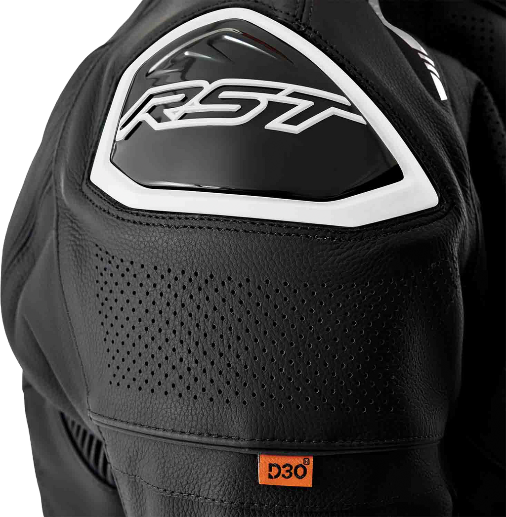 S1 D3o Leather Jacket Blk/Whi 5x