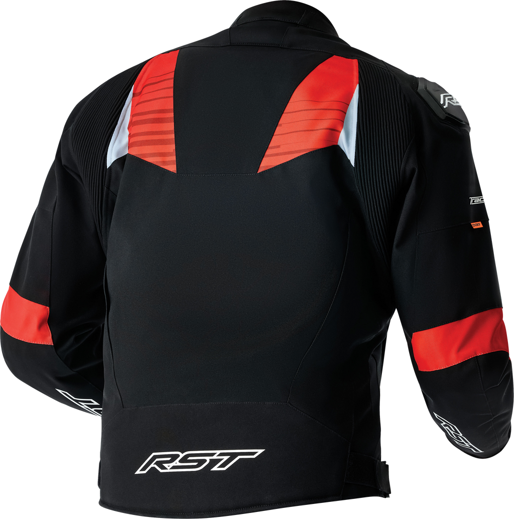 Tractech Evo D3o Jacket Black/Flo Red Textile Lg