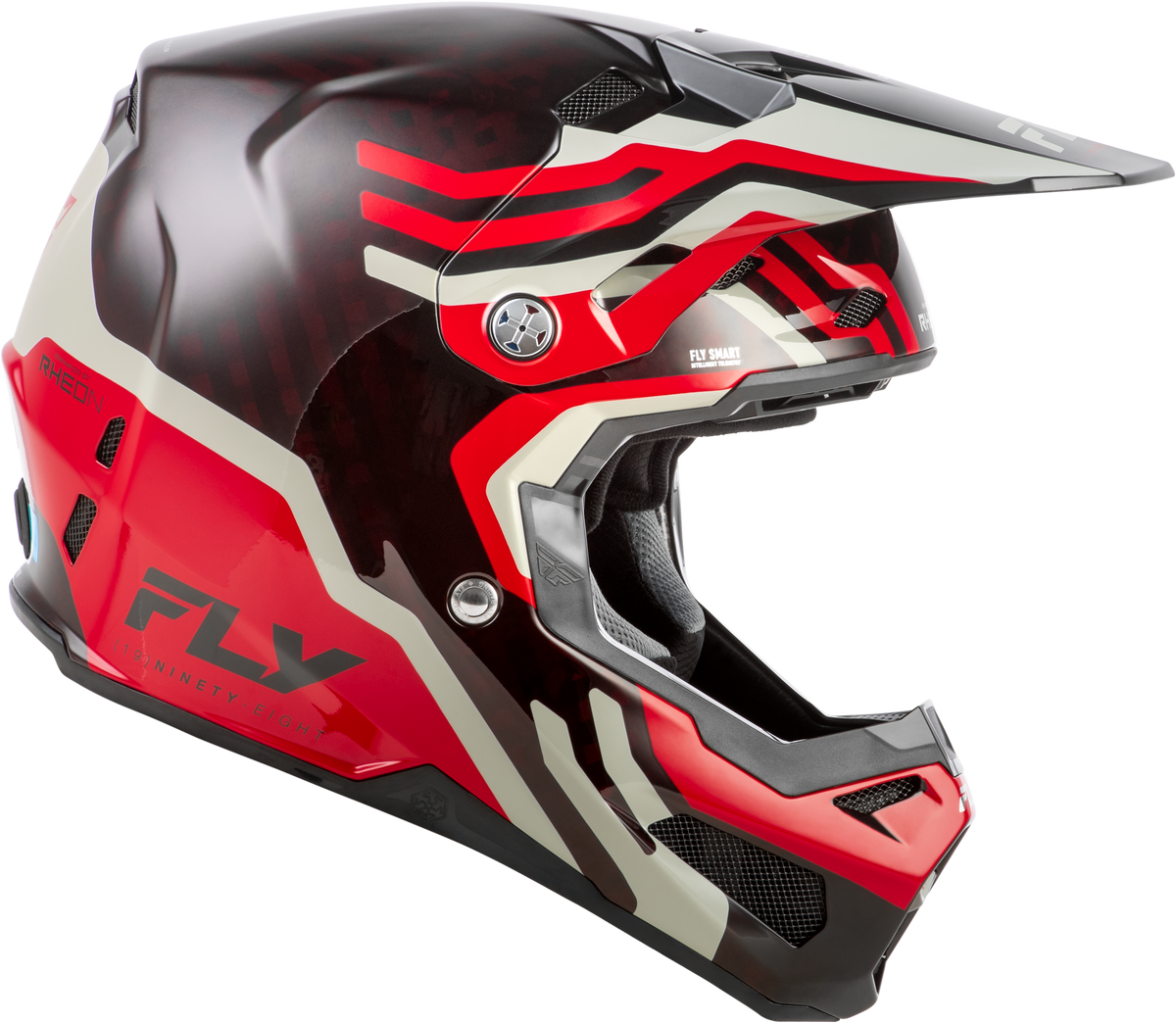Formula S Carbon Byte Helmet Red Carbon/Red/Grey Xs