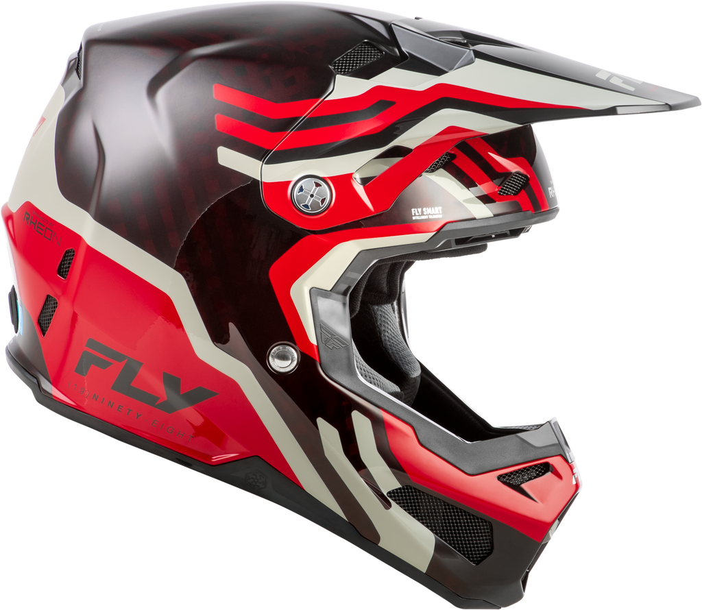 Formula S Carbon Byte Helmet Red Carbon/Red/Grey Sm
