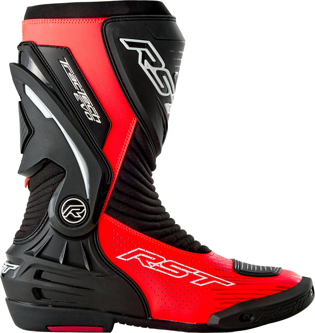 Tractech Evo D3o Boot Black/Flo Red 9