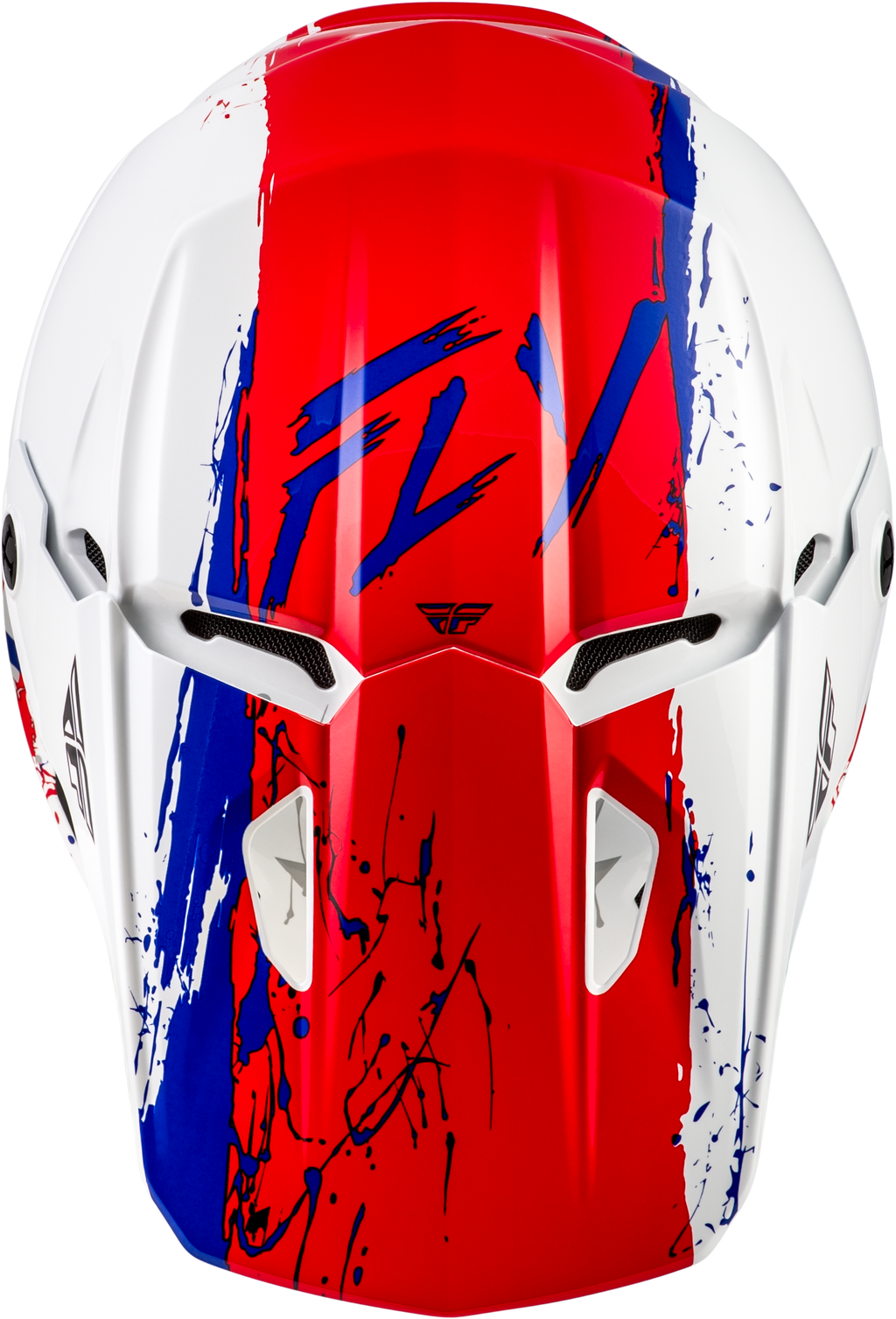 Youth Kinetic Drip Helmet Red/White/Blue Ys