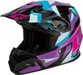Mx 96 Splinter Helmet Black/Purple/Blue Xl