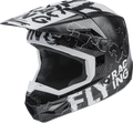 Youth Kinetic Scan Helmet Black/White Yl