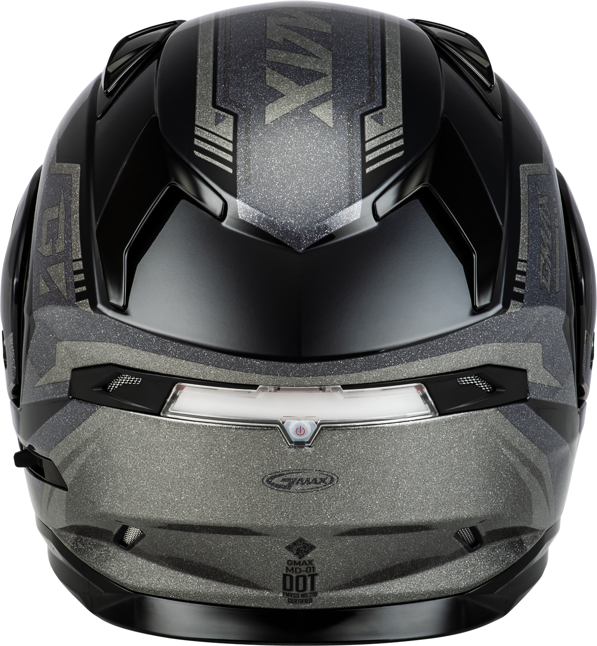Md 01 Volta Helmet Grey/Silver Metallic Lg