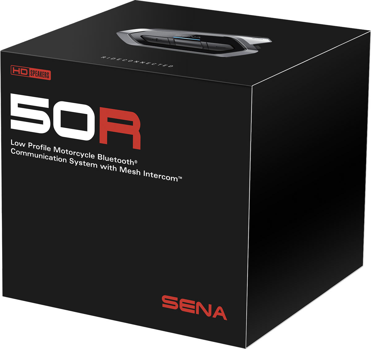 50r Hd Bluetooth Comm System With Mesh Intercom Single