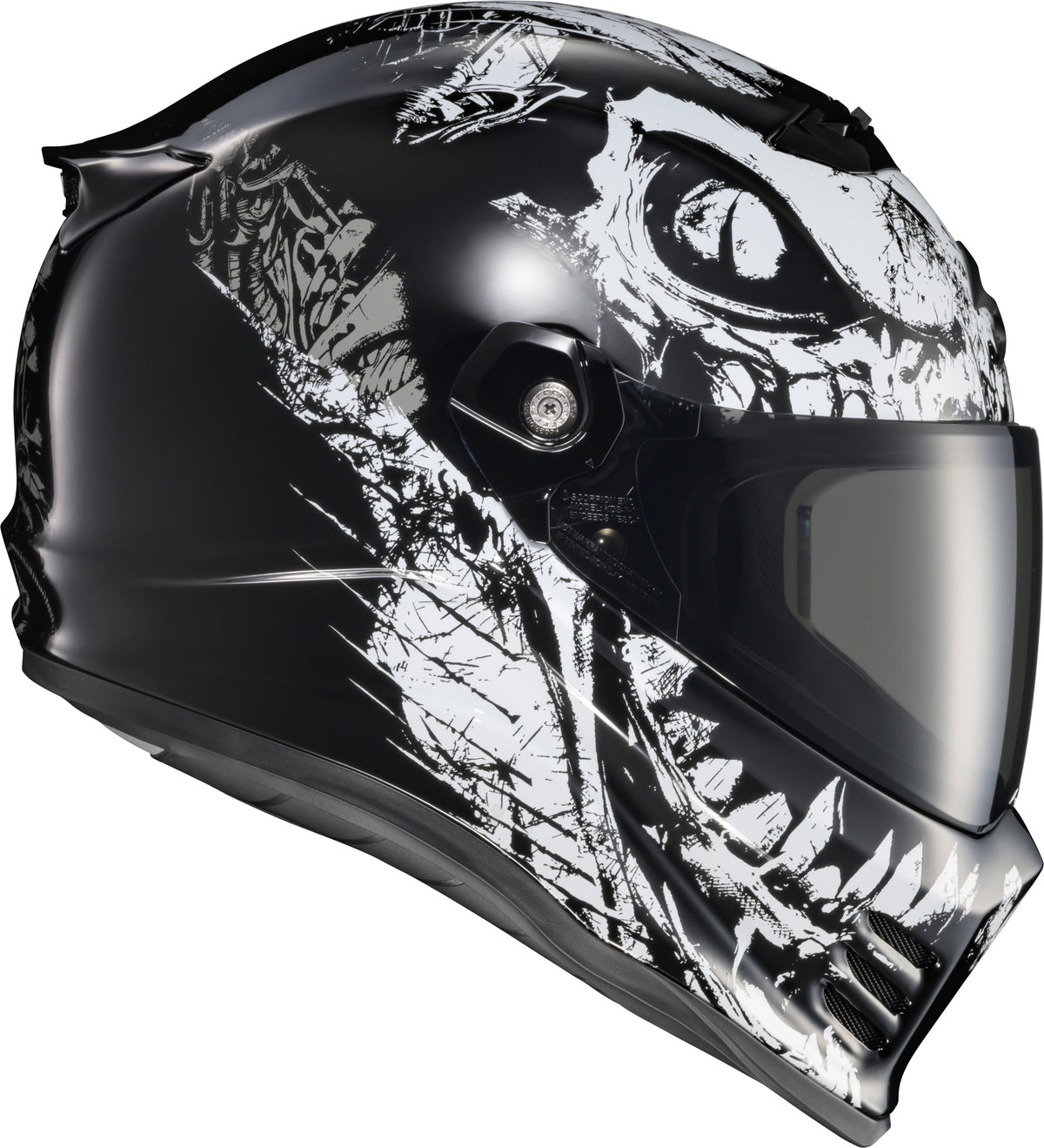 Covert Fx Full Face Helmet Caiman Gloss Black Xl