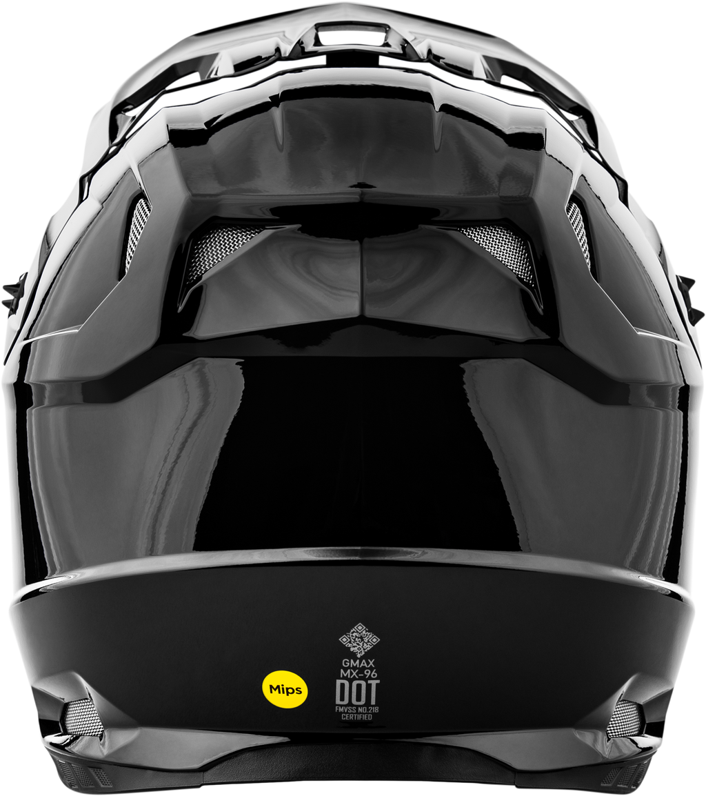 Mx 96 Solid Helmets Black Sm