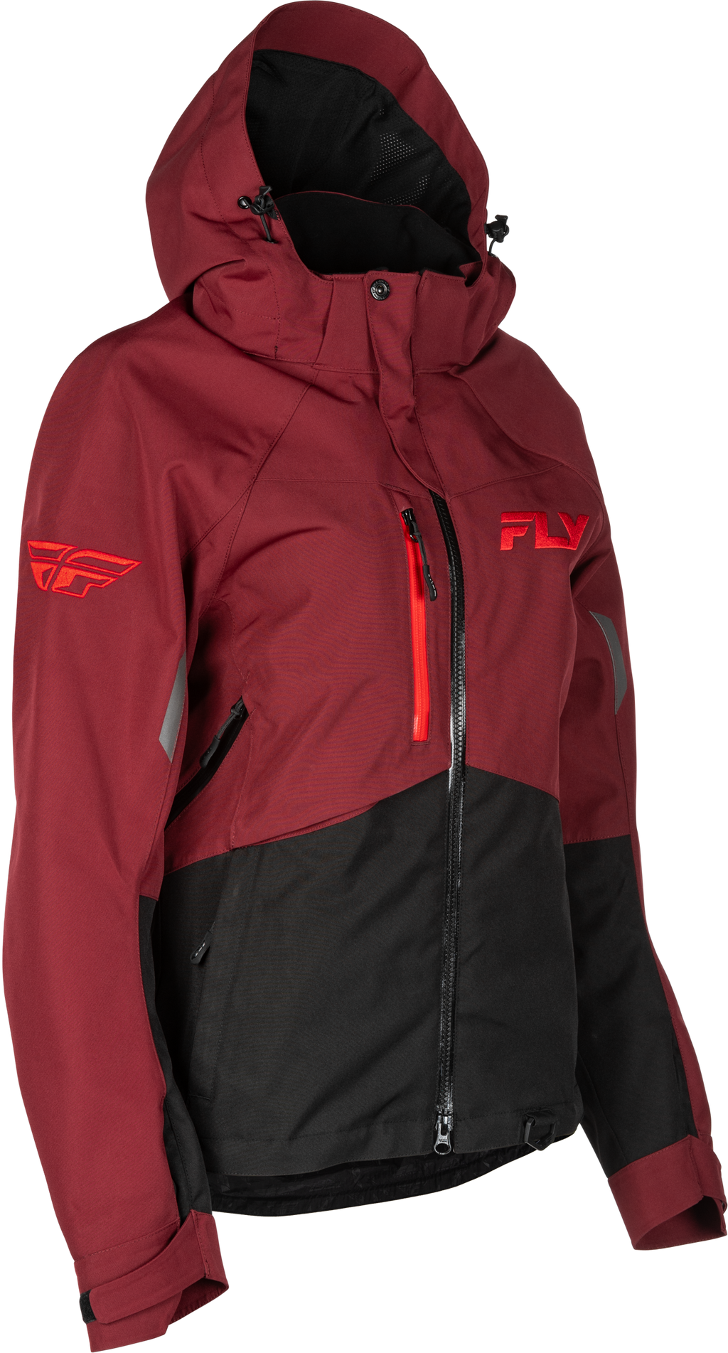 Women's Carbon Jacket Merlot/Red 3x