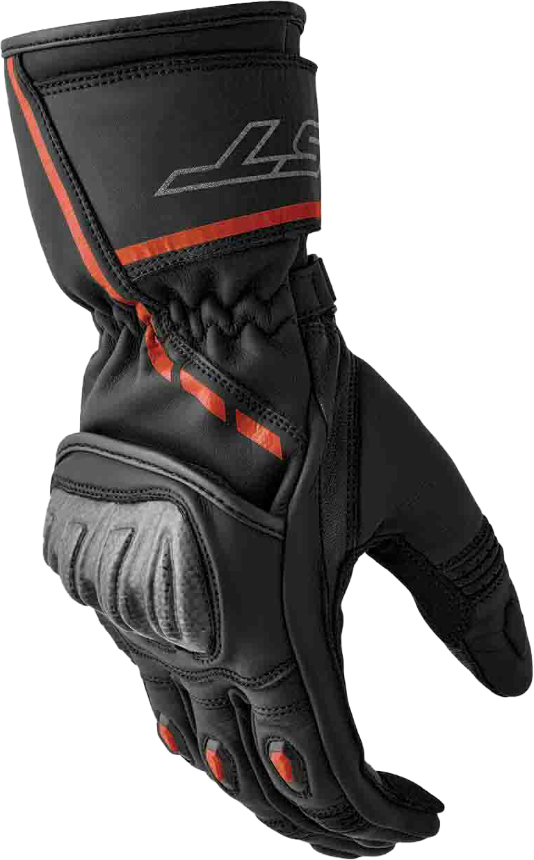 S1 Glove Blk/Red Leather 2xl