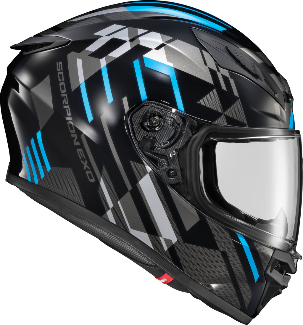 Exo R430 Full Face Helmet Paradox Light Blue Xl