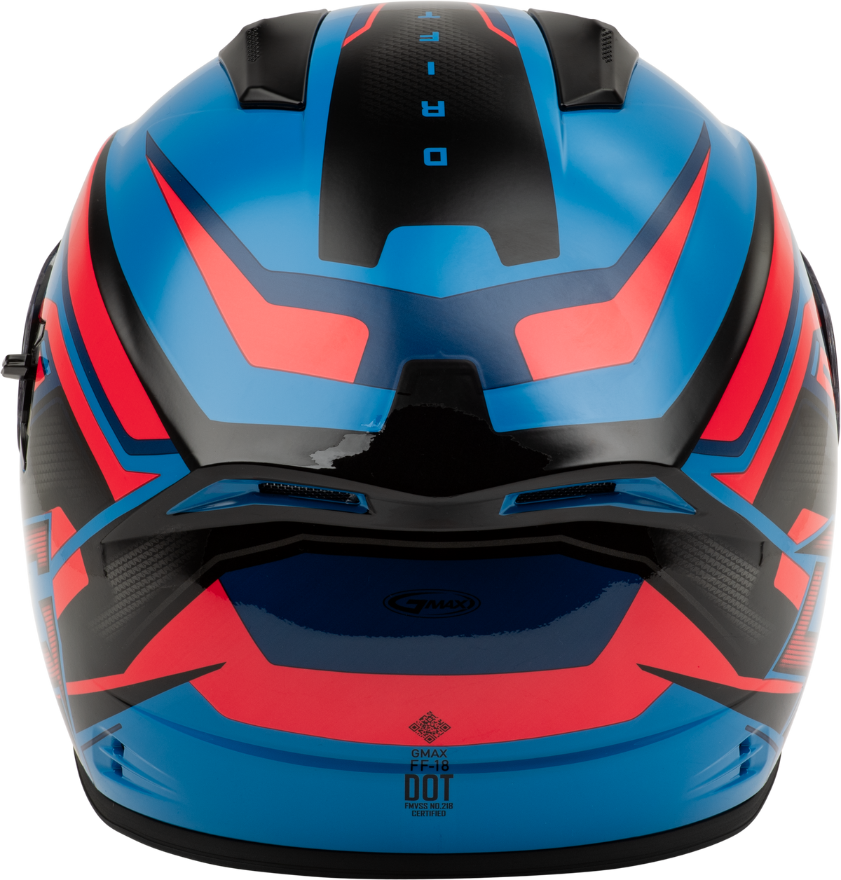 Ff 18 Drift Helmet Black/Blue/Red Md