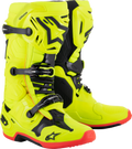 Tech 10 Boots Ylw Fluo/Blk/Red Fluo Sz 7