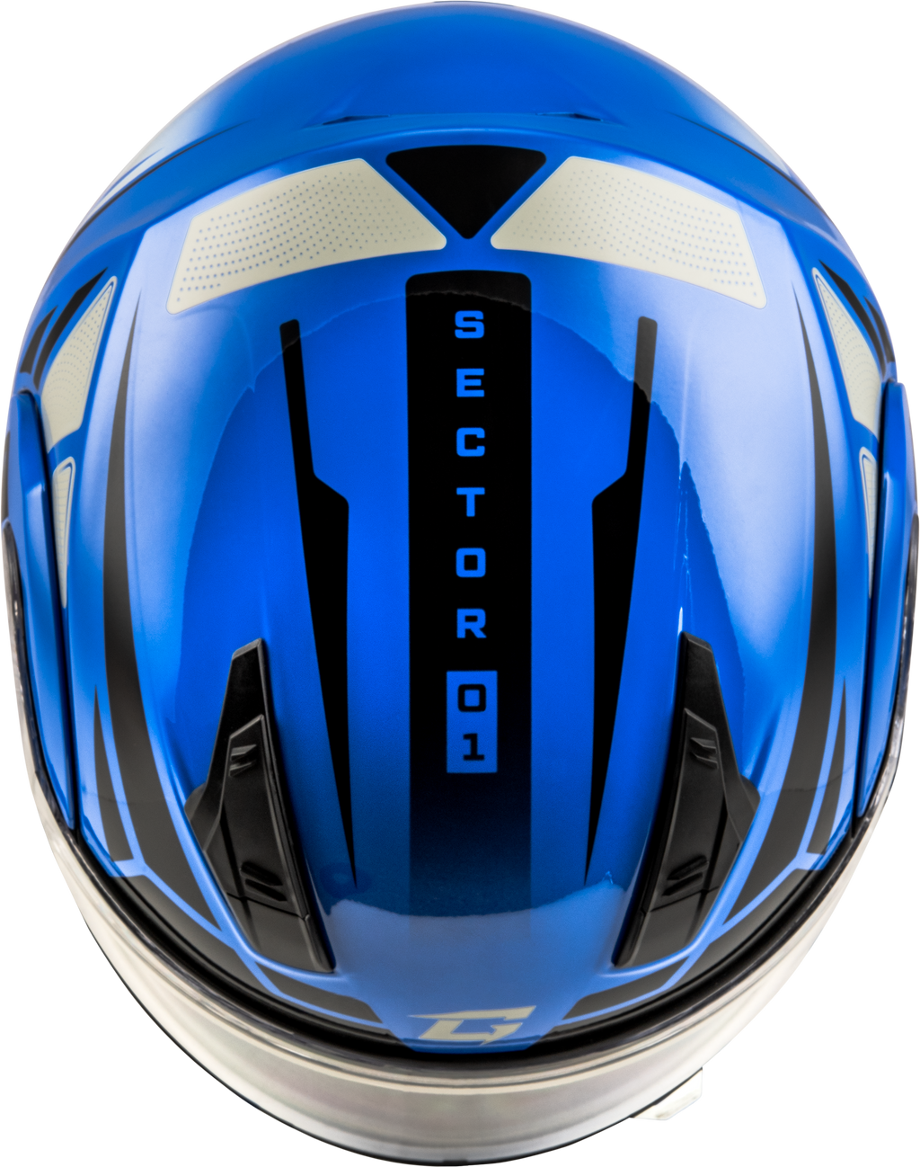 Md 04 Sector Helmet Blue/Black Xs