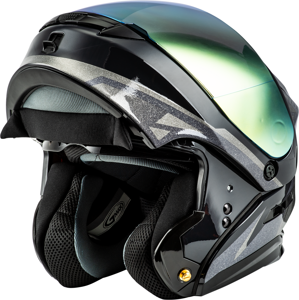 Md 01 Volta Helmet Grey/Silver Metallic Lg