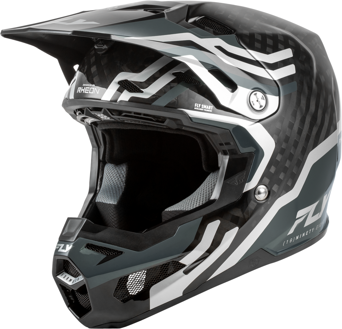 Formula S Carbon Byte Helmet Black Carbon/Grey/Silver Xs