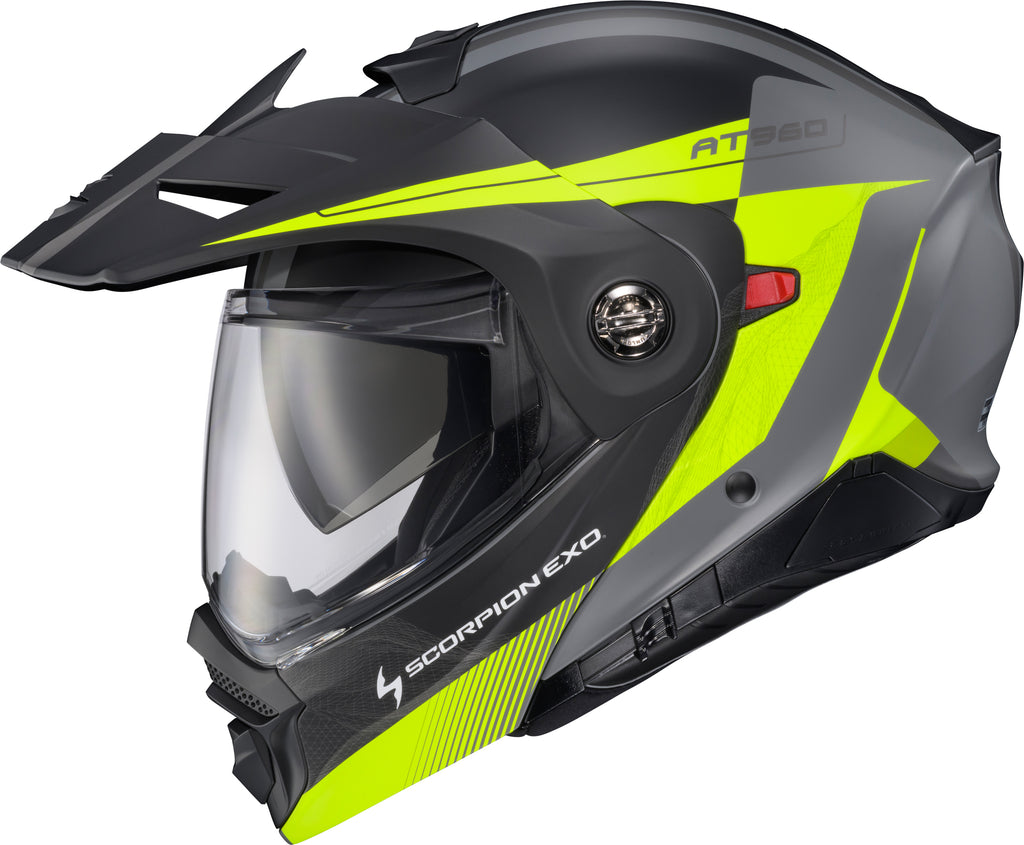 Exo At960 Modular Helmet Topographic 2 Hi Vis/Grey Xl
