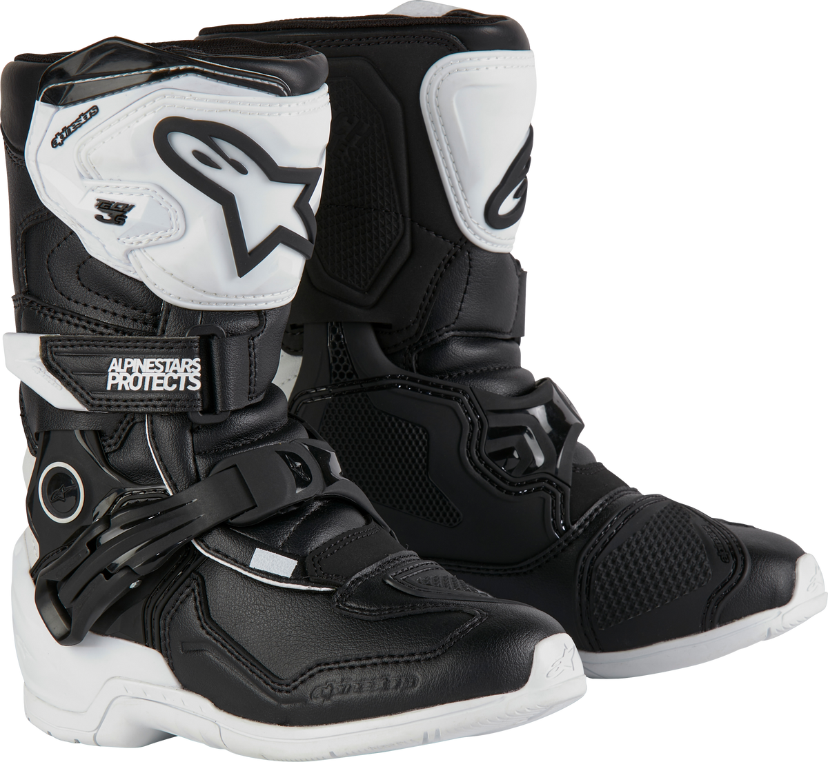 Tech 3s Kids Boots White/Black Sz 13